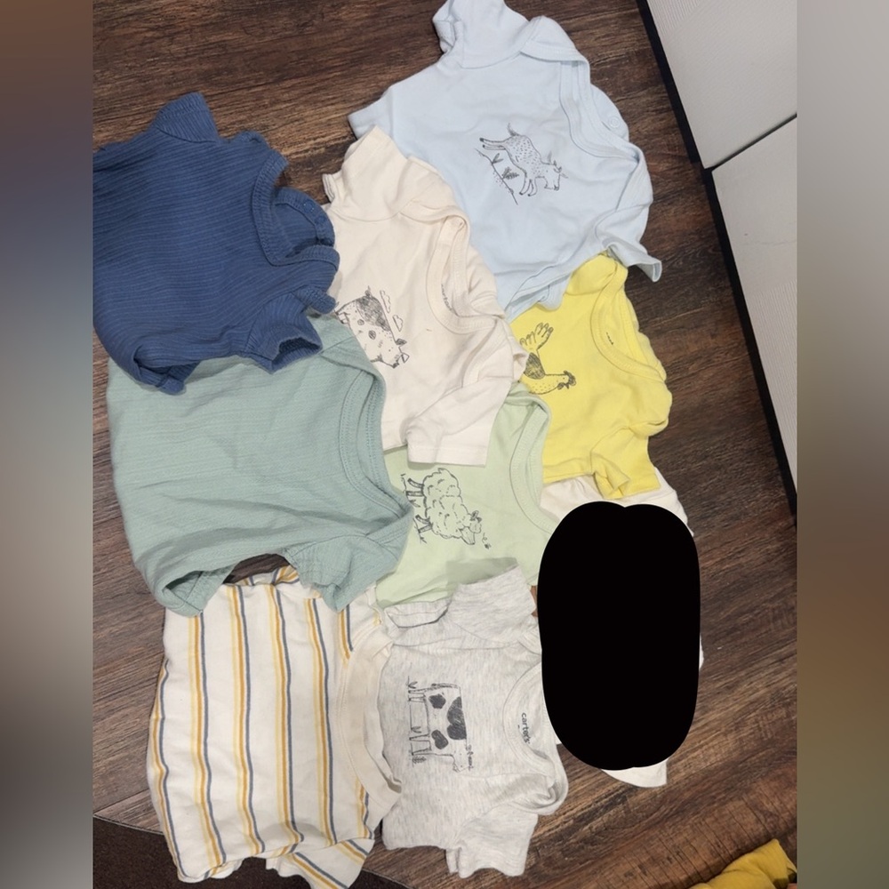 Assorted Baby Onesies - Pastel Mix